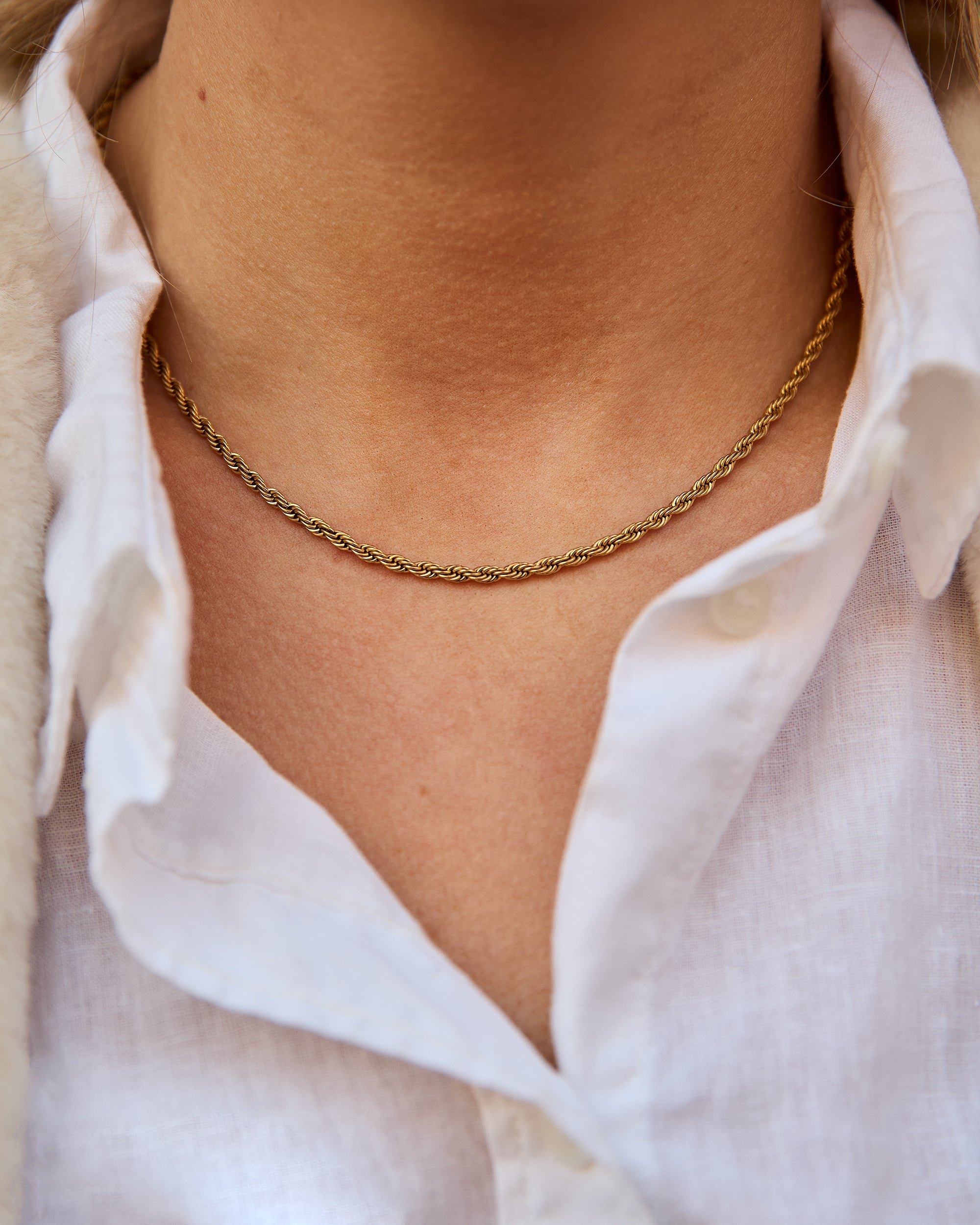 Rope Necklace Gold