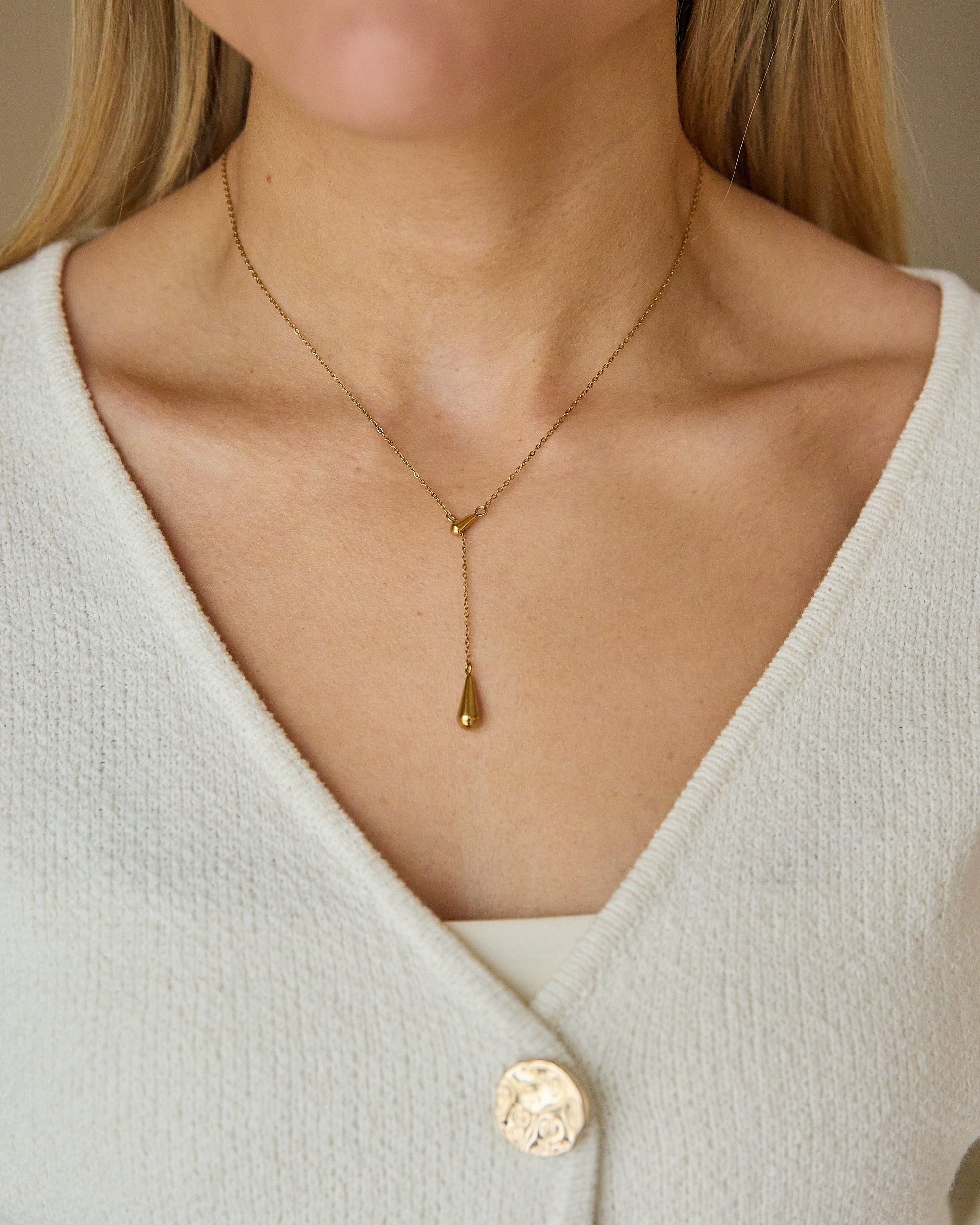 Two Drops Necklace