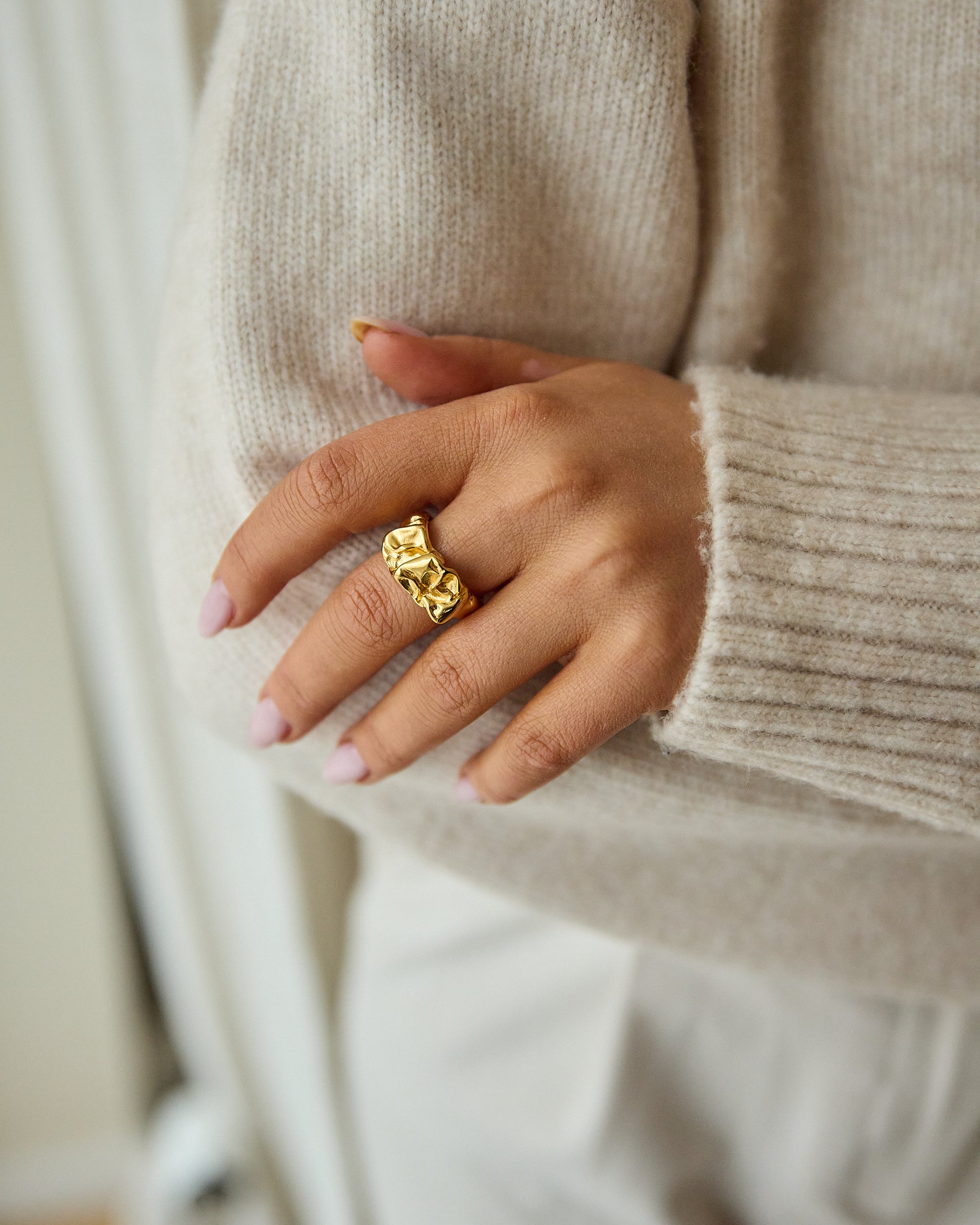 Bold Textured Ring
