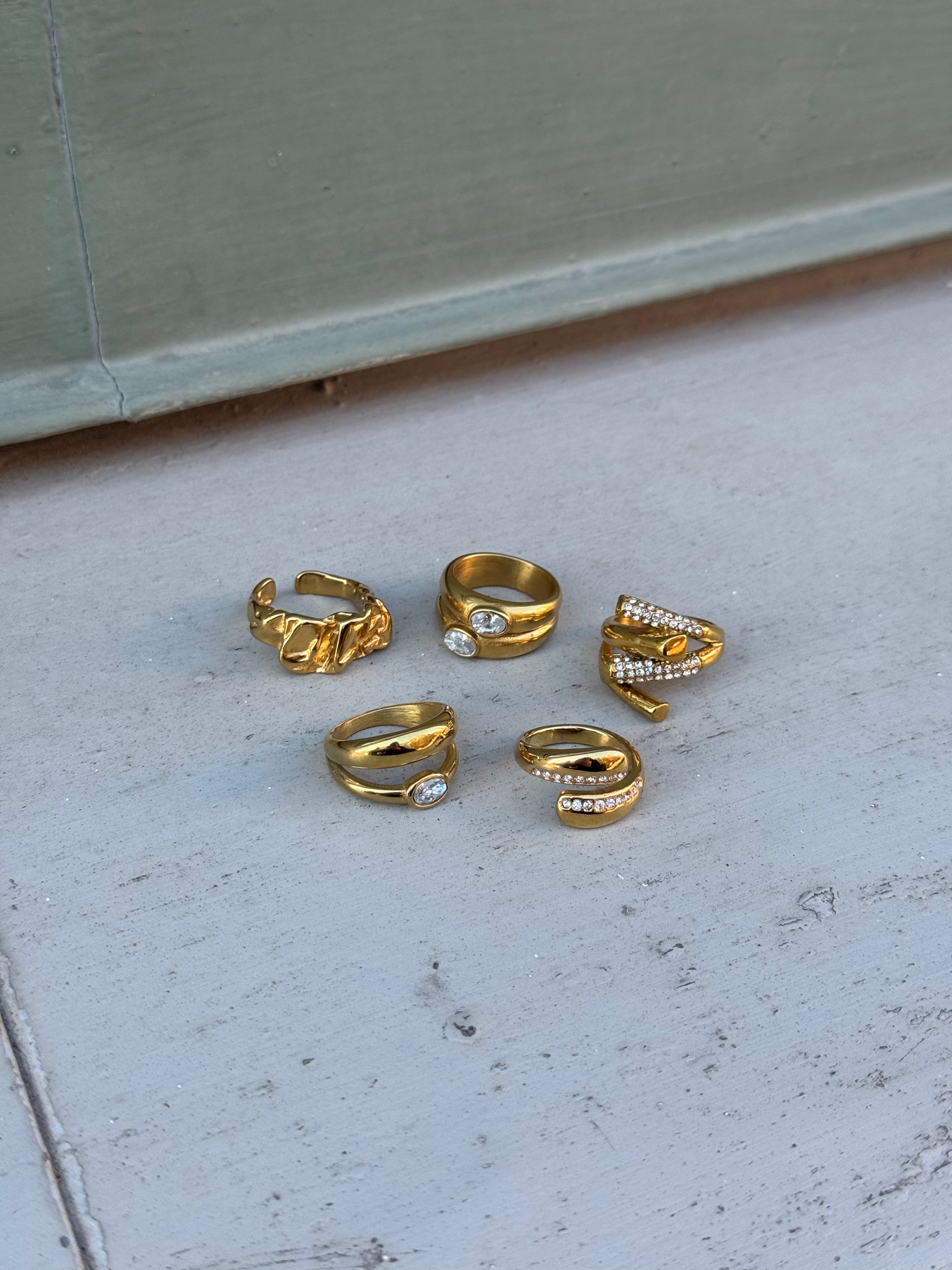 Duo Stone Ring