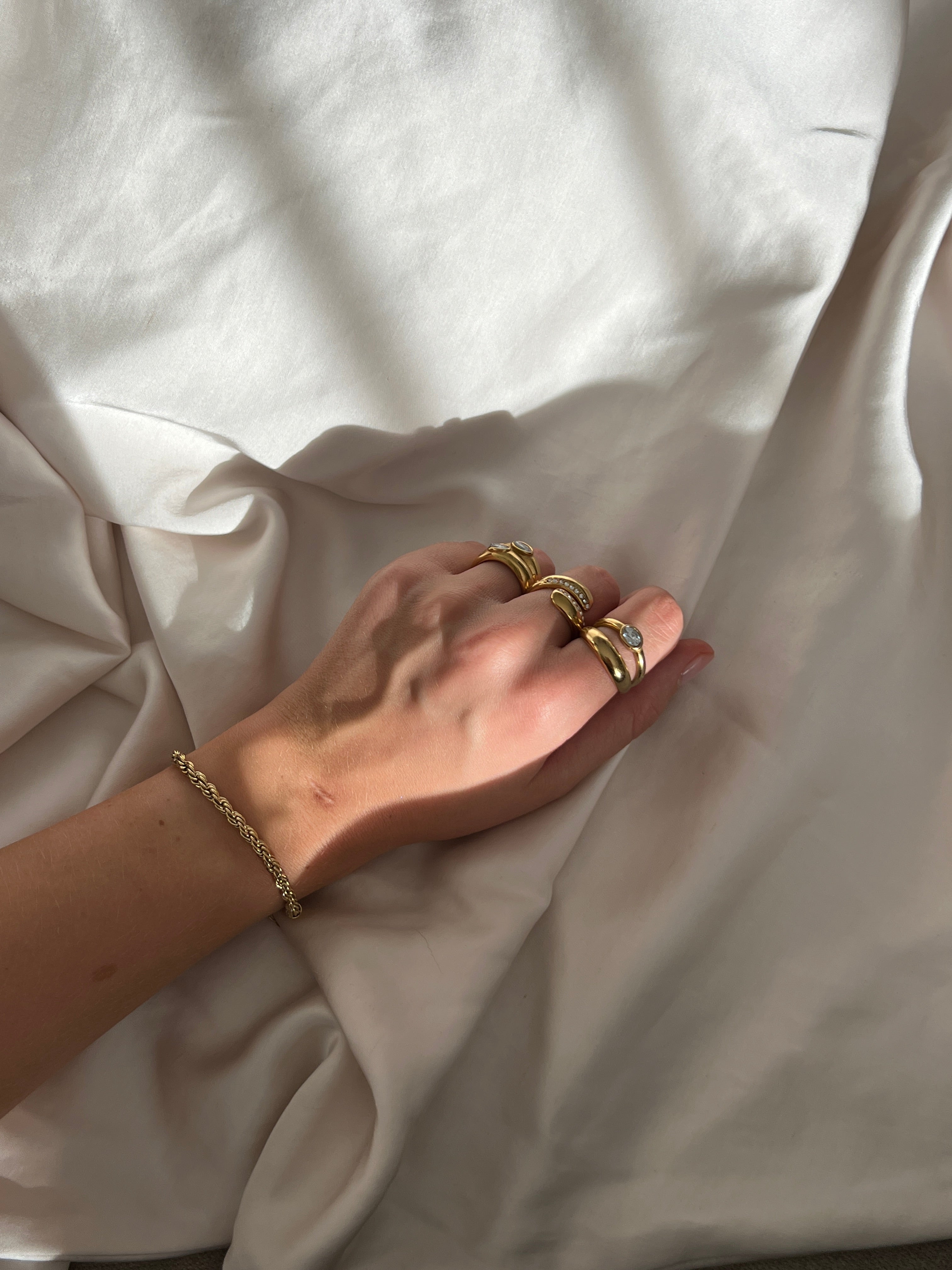 Stone Split Ring