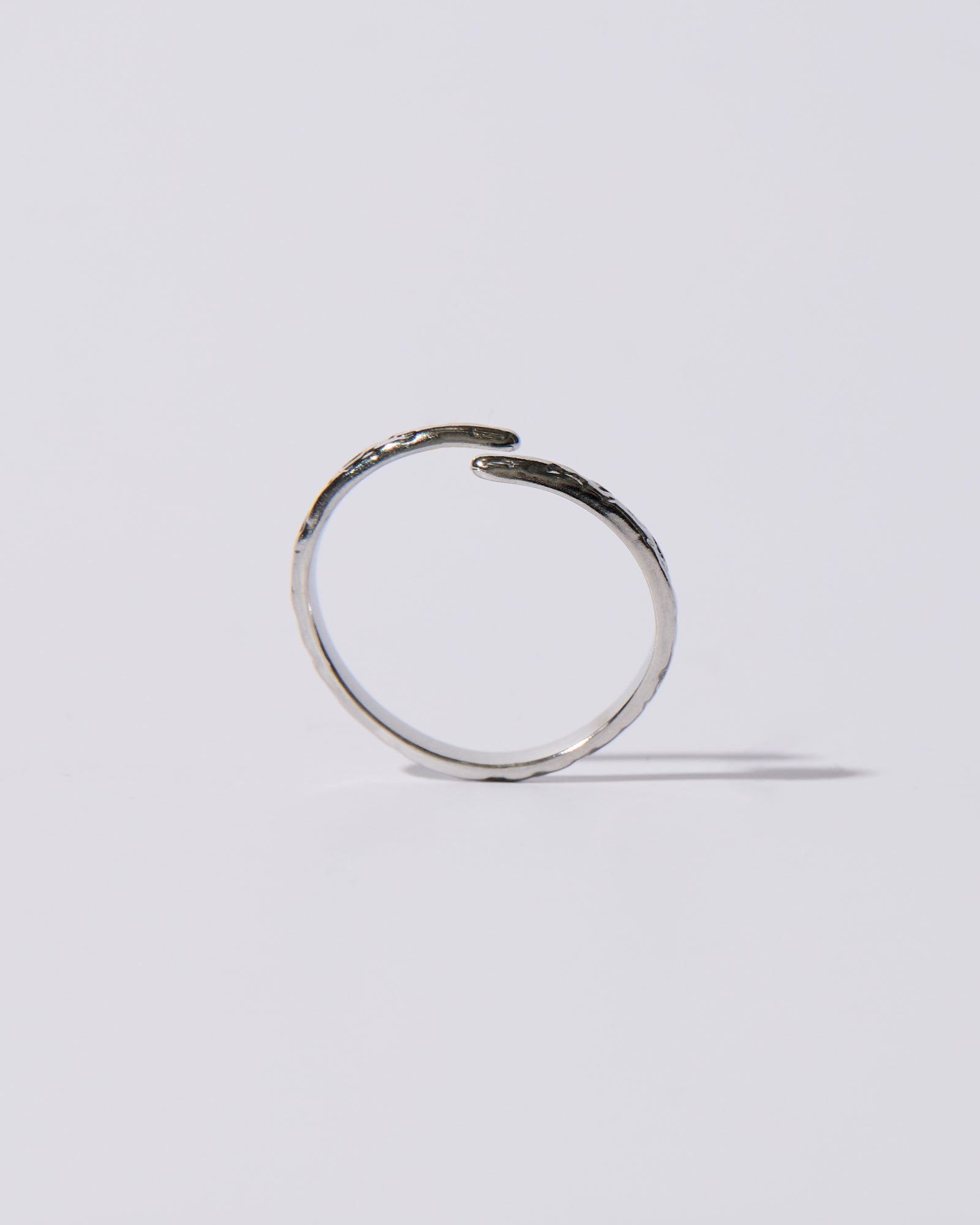 Petite Structured Ring Silver