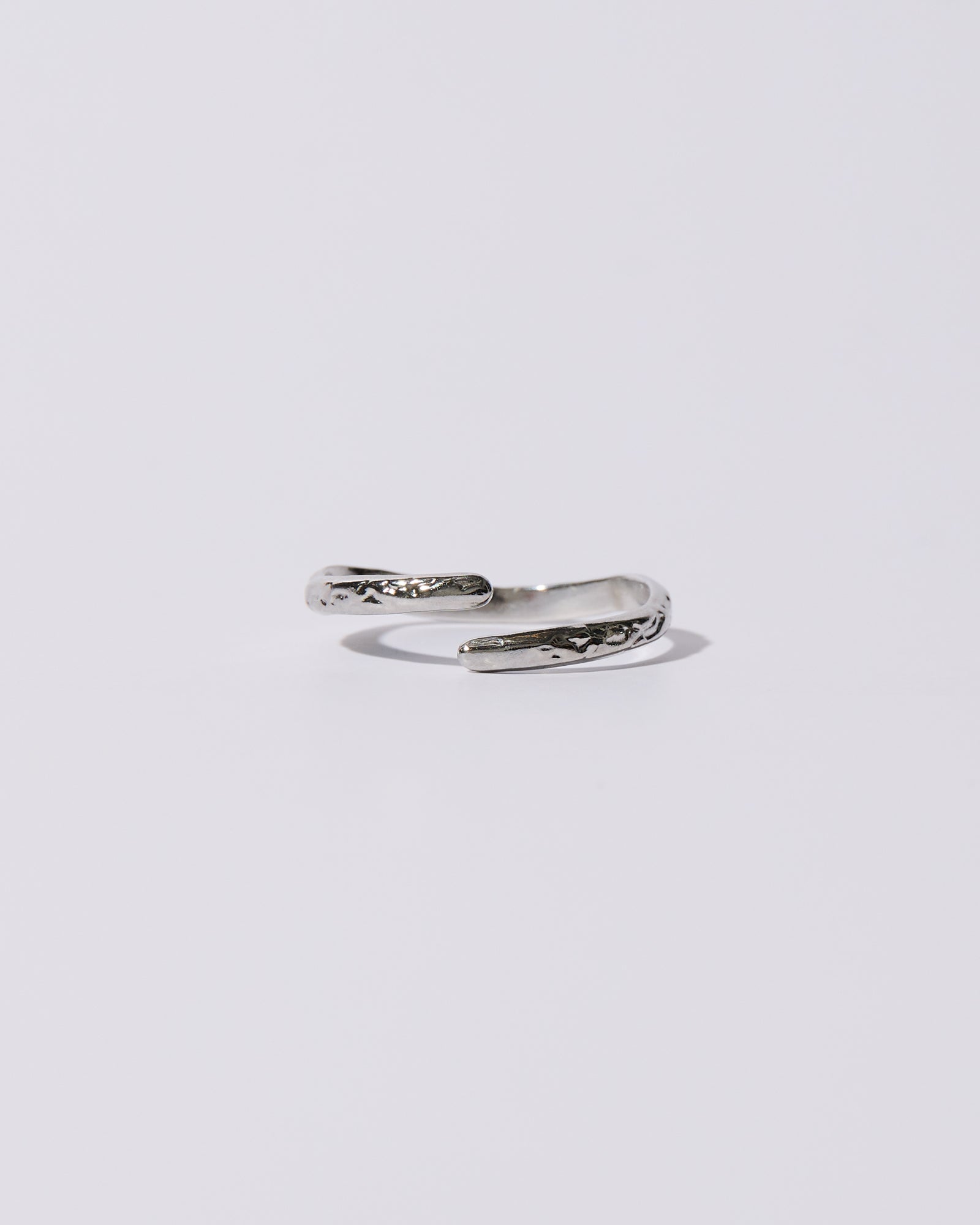 Petite Structured Ring Silver