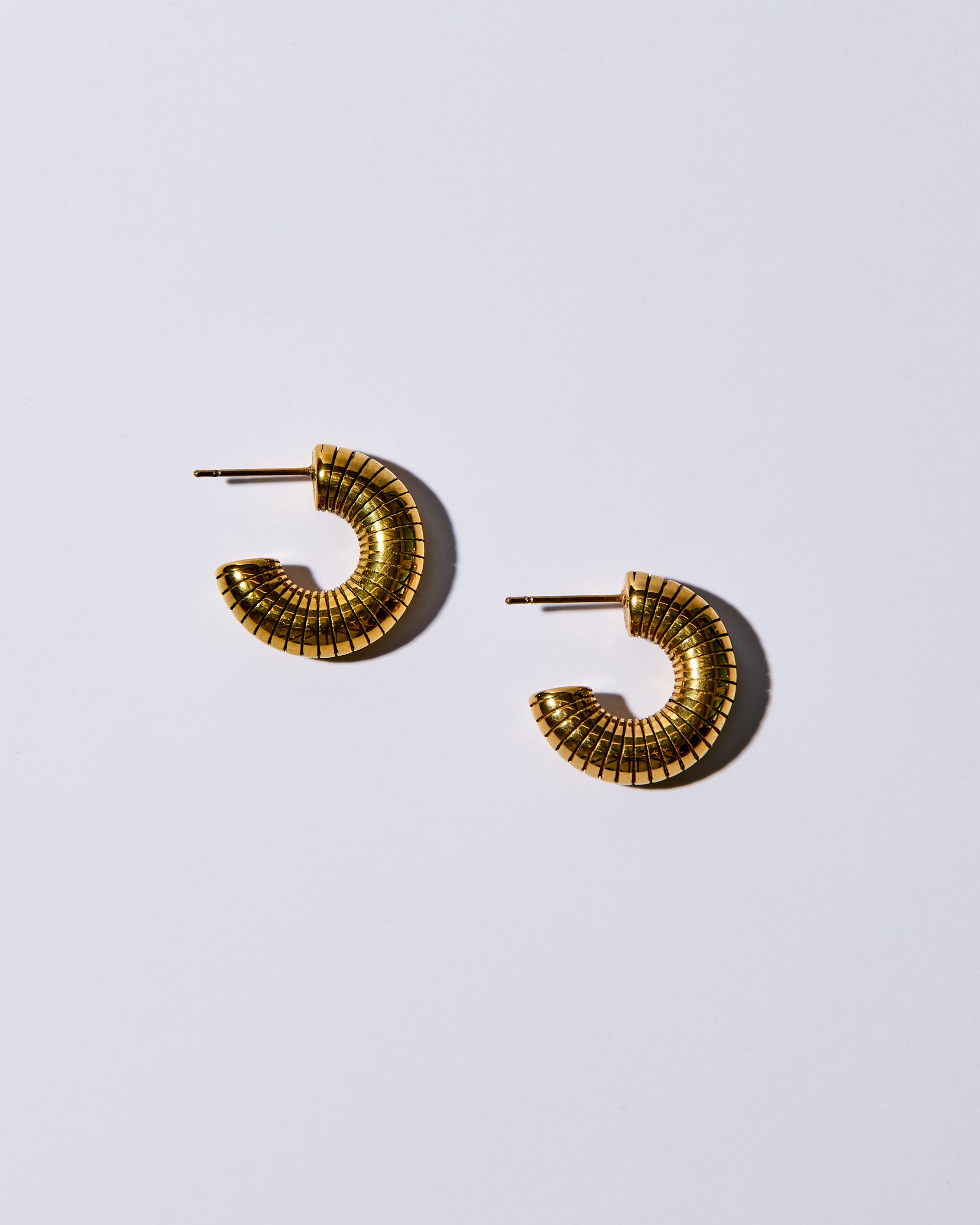 Striped Hoops Gold