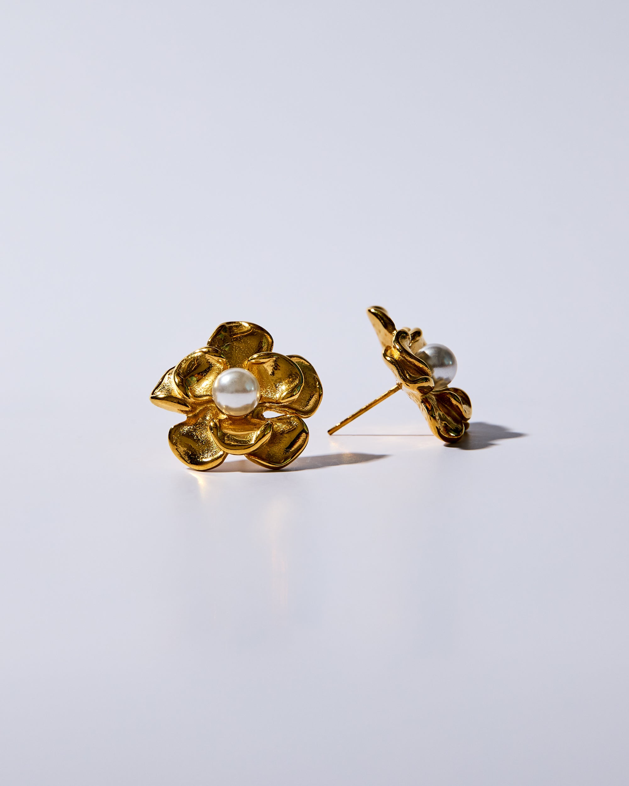 Floral Pearl Earrings