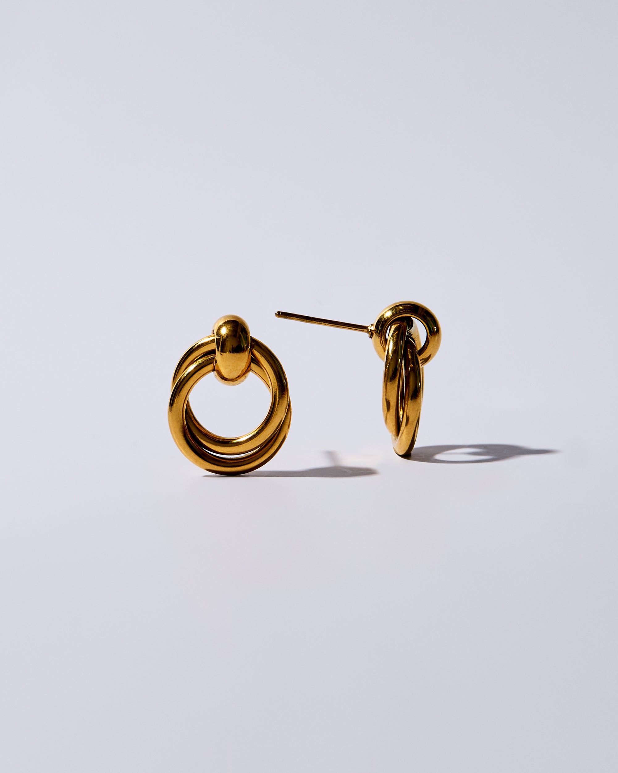Knot Earrings Gold