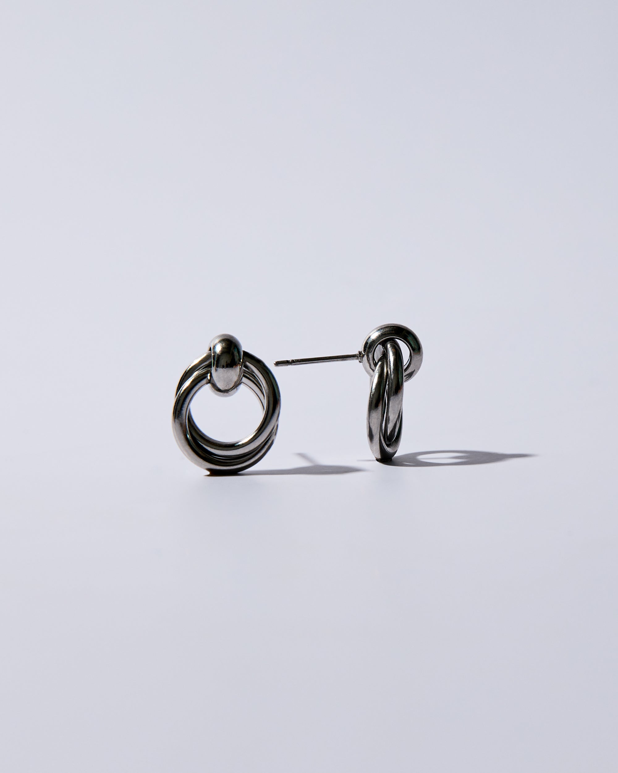 Knot Earrings Silver
