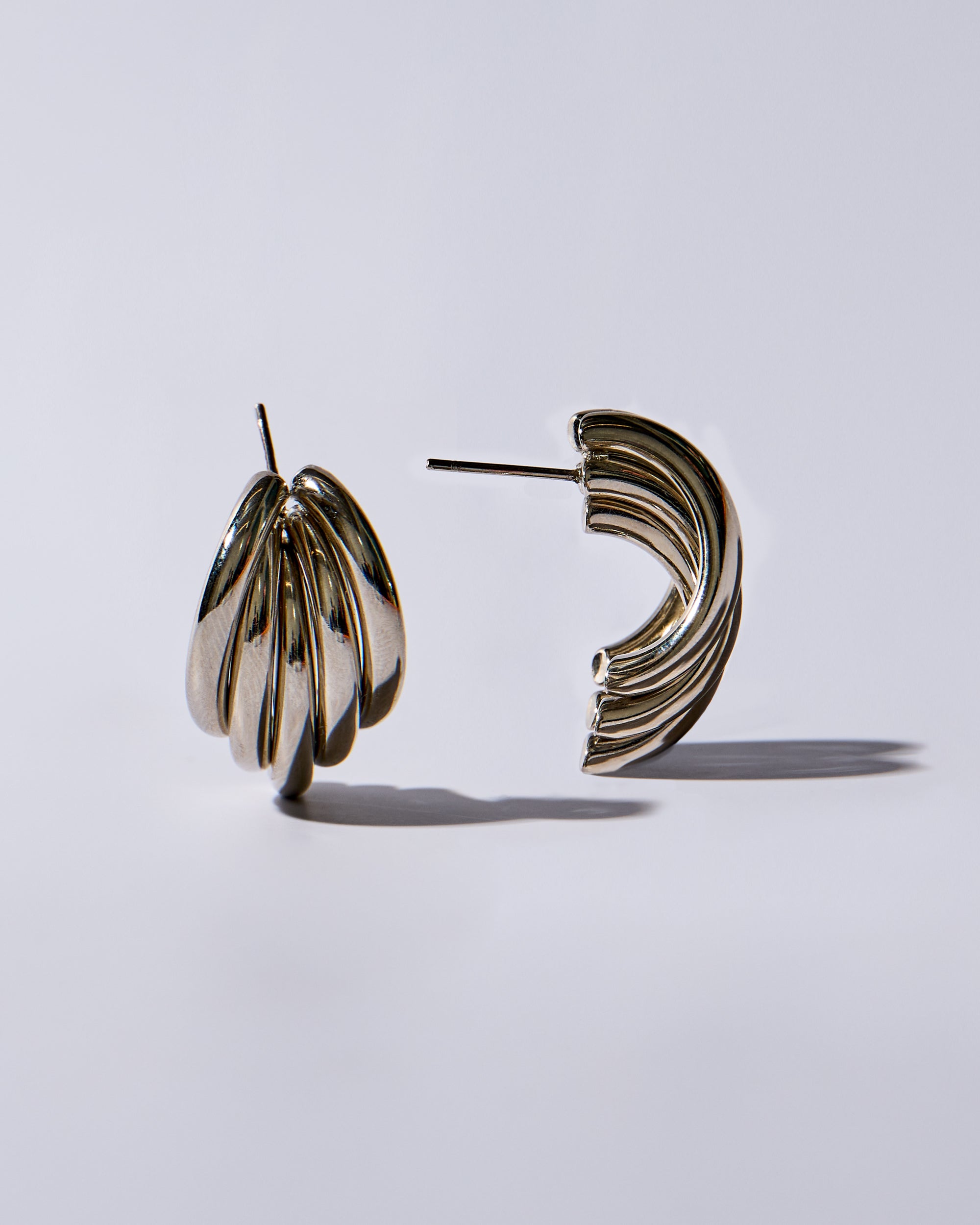 Wave Earrings Silver