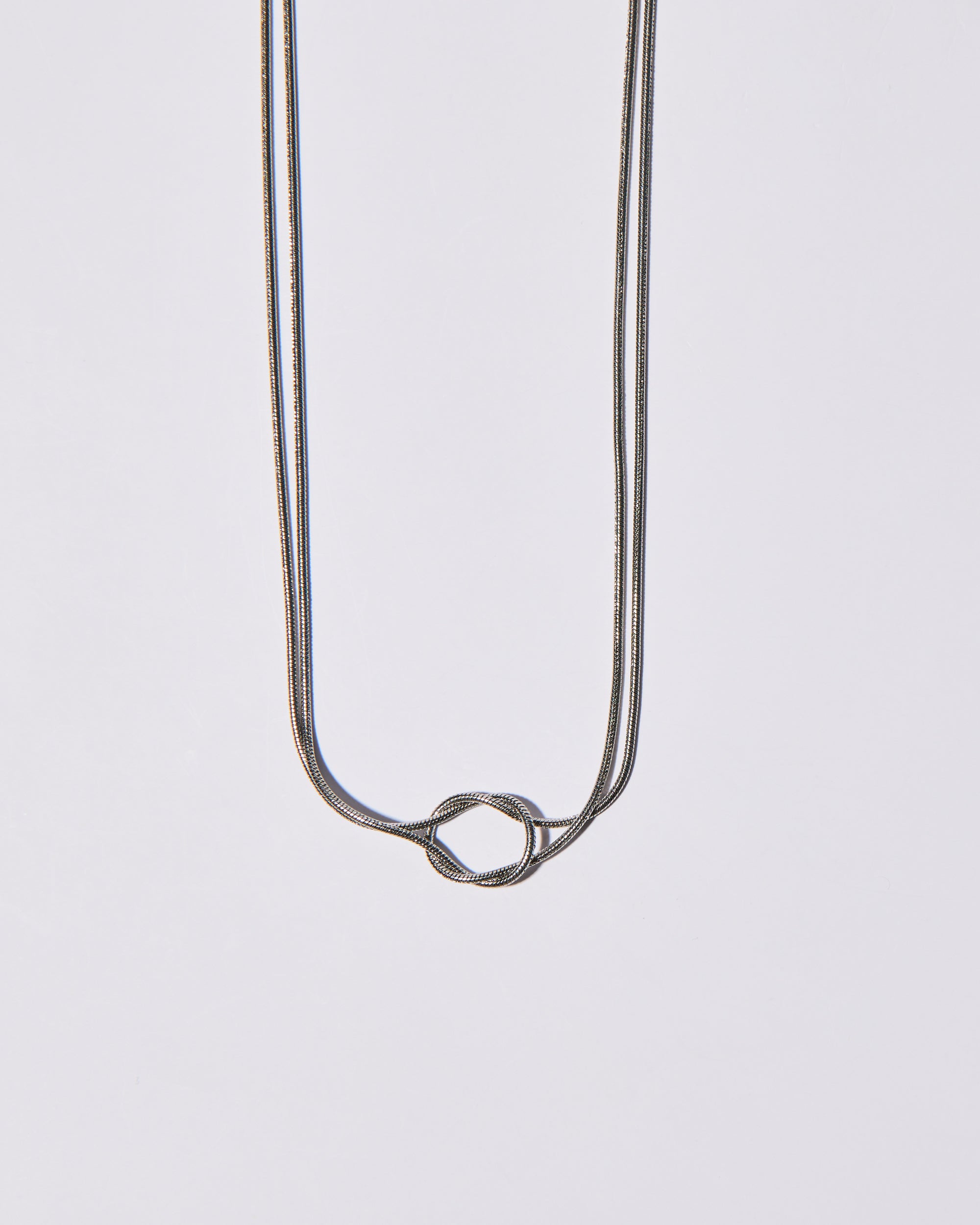 Knot Necklace Silver