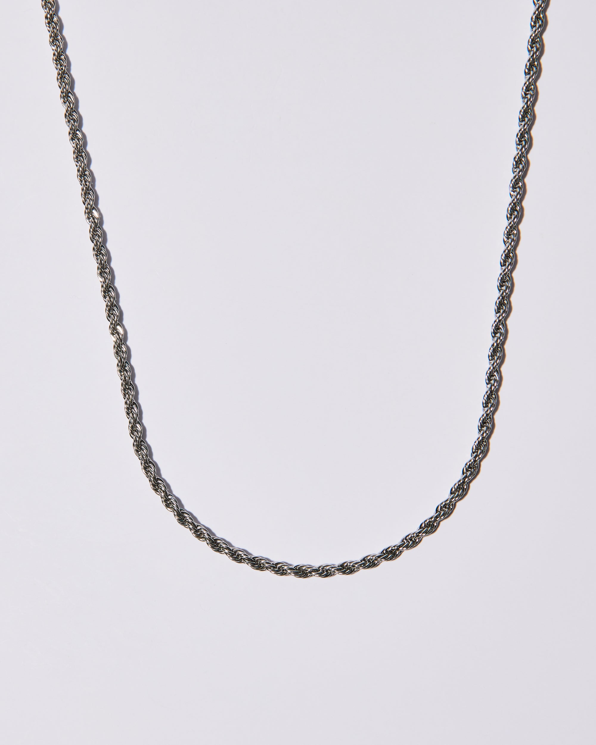 Rope Necklace Silver